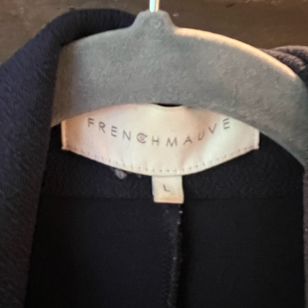 French Mauve Navy Blazer